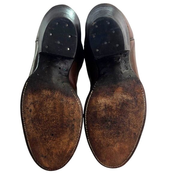 Vintage 1960s Tony Lama Brown Leather Western Cowboy Boots Buckaroo Mens 8D main image 6